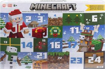 MINECRAFT KALENDARZ ADWENTOWY 2024 24 niespodzianki HXM86
