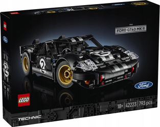 KLOCKI LEGO TECHNIC 42223 Samochód wyścigowy 1966 Ford GT40 MKII zestaw +18