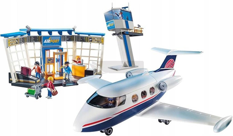 PLAYMOBIL CITY ACTION 71153 LOTNISKO Z SAMOLOTEM zestaw dla dzieci +4 lata