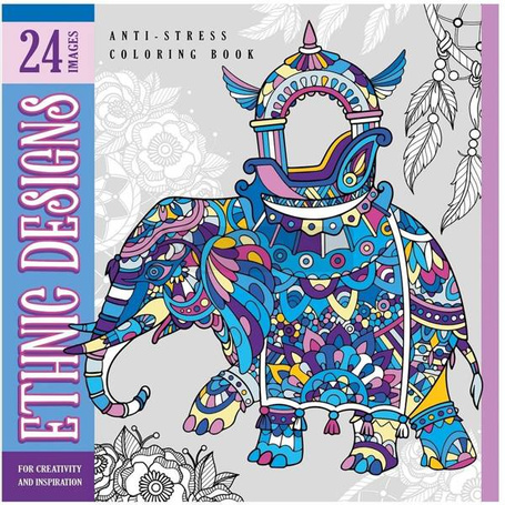Kolorowanka antystresowa 200x200 12 Ethnic Designs