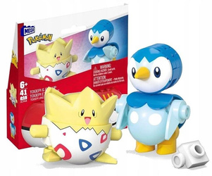 MEGA CONSTRUX KLOCKI 41 el POKEMON Togepi i Piplup + 2 Pokeball JCT44