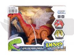 Dinozaur na baterie ruchomy światło i dźwięk