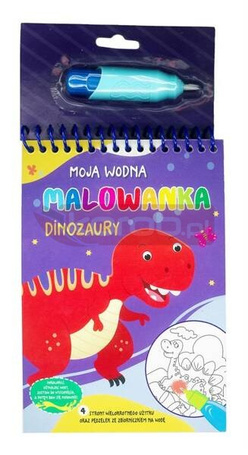 Moja wodna malowanka. Dinozaury