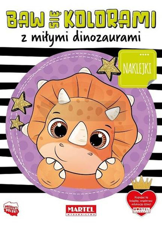 Baw się kolorami z miłymi dinozaurami