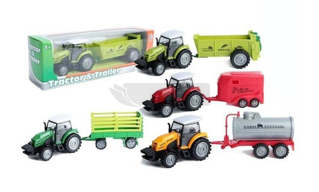Traktor z przyczepą MIX