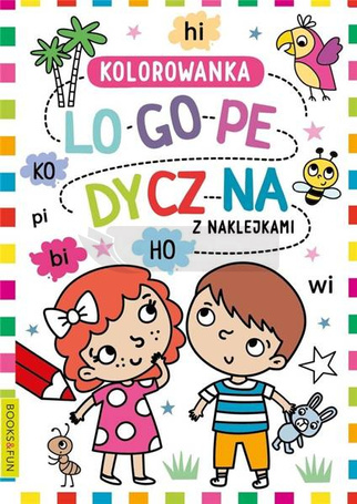 Kolorowanka logopedyczna z naklejkami 3