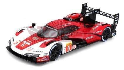 Racing Porsche 963 #5 White/Red 1:24 BBURAGO