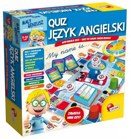 Mały Geniusz, Quiz - język angielski
