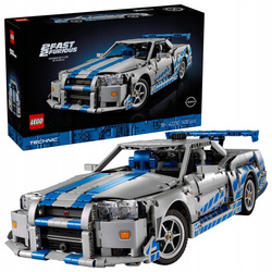 LEGO TECHNIC 42210 NISSAN SKYLINE GT-R R34 F&F zestaw klocków dla 18+