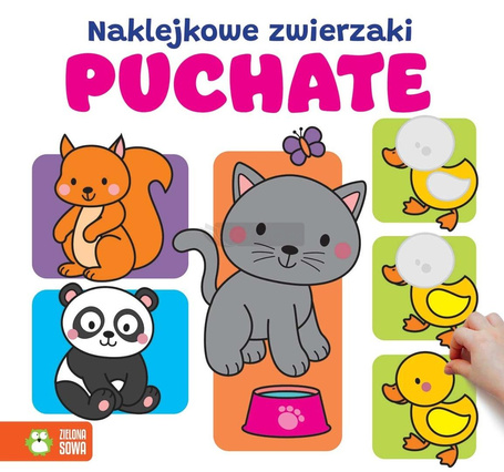 Naklejkowe zwierzaki. Puchate