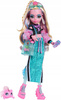 LALKA MONSTER HIGH LAGOONA BLUE + zwierzątko rybka Pirania Neptuna JHK33