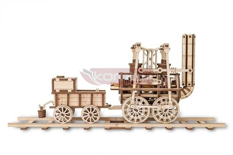 Puzzle Drewniane 3D Lokomotywa Parowa