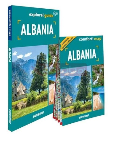 Explore! guide light Albania przewodnik + mapa