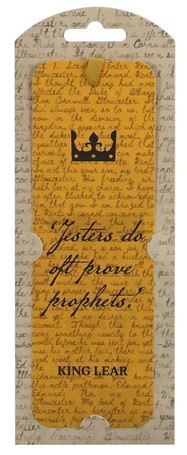 Szekspir Zakładka papierowa - Król Lear