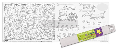 1,2,3... liczymy! Edukacyjny arkusz XXL