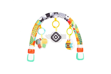 Pałąk do wózka łąka wzorek