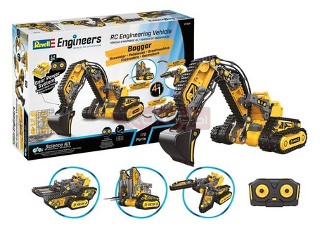 Revell Engineers Pojazd inżynieryjny RC 4w1