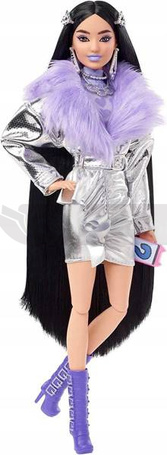 Lalka Barbie Extra Moda z pieskiem w okularach HHN07