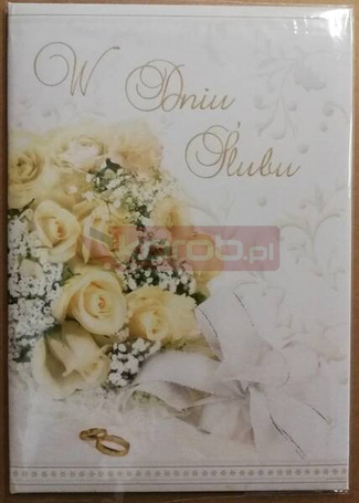 Książeczka brokat A5 Ślub 013