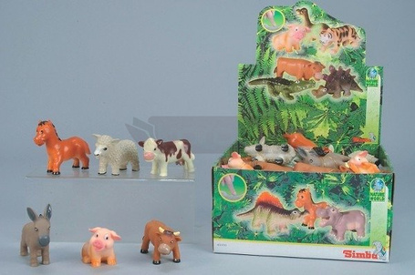 Zwierzęta Farmerskie z gumy