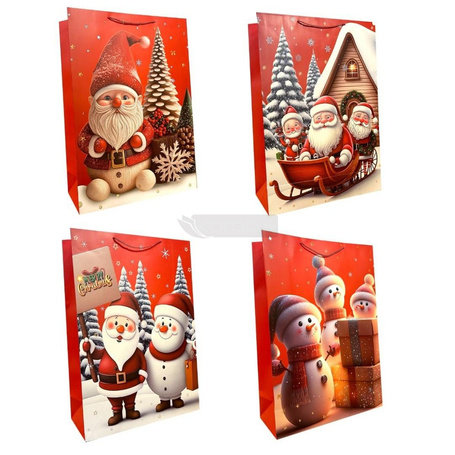 Torebka prezentowa XXL Boże Narodzenie szerokie
