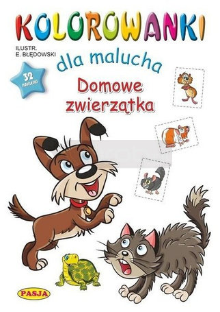 Kolorowanki dla malucha - Domowe zwierzęta