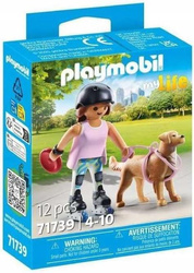 PLAYMOBIL MY LIFE 71739 SKATERKA Z RETRIVEREM zestaw dla dzieci 4+