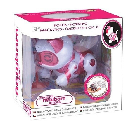 New Born Teksta Skaczący Robokotek
