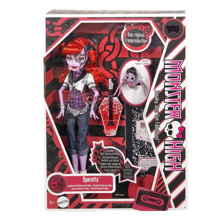 Monster High Operetta Lalka kolekcjonerska Reprodukcja Zabawka 6+ HYV90