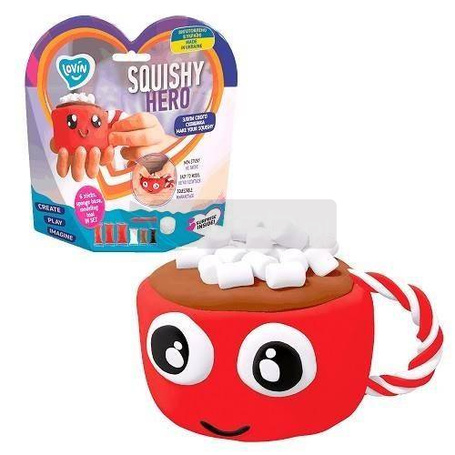 Zestaw z lekką ciastoliną piankolina Squishy CupCa