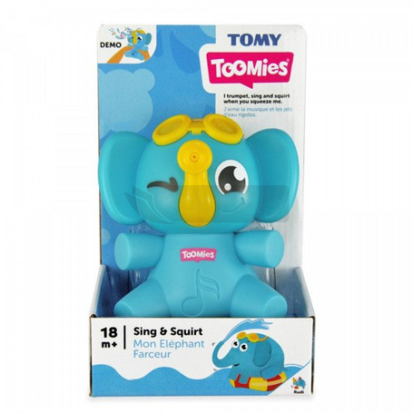 Kąpielowy słonik, zabawka z dźwiękiem 