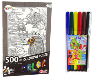 Puzzle 500 do kolorowania Ocean