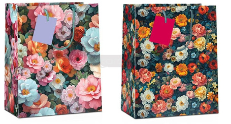 Torba prezentowa Flower 45x33x10cm MIX