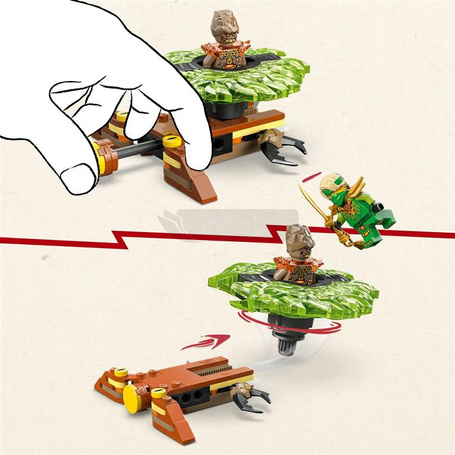 KLOCKI LEGO NINJAGO 71850 Lloyd kontra ziemny potwór na spinnerze