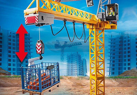 PLAYMOBIL City Action 70441 Żuraw sterowany