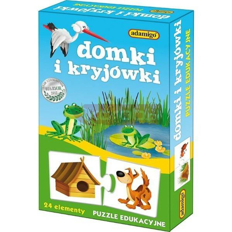 Puzzle Edukacyjne - Domki i Kryjówki