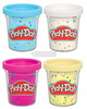 PLAY DOH CIASTOLINA zestaw 4 TUB z ciastoliną confetti +2 lata G1736