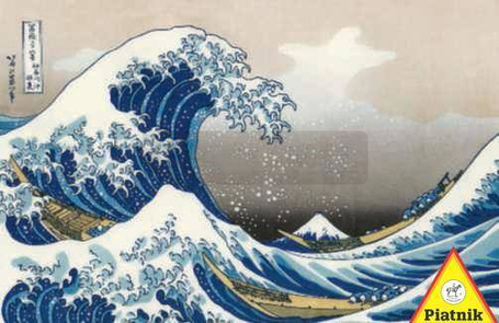 Puzzle 1000 - Hokusai, Wielka Fala PIATNIK