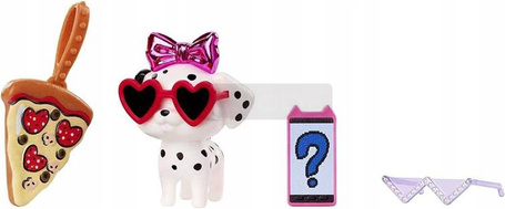 Lalka Barbie Extra Moda z pieskiem w okularach HHN07