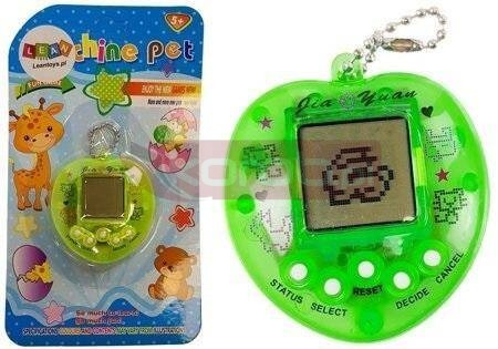 Gra elektroniczna tamagotchi zielona