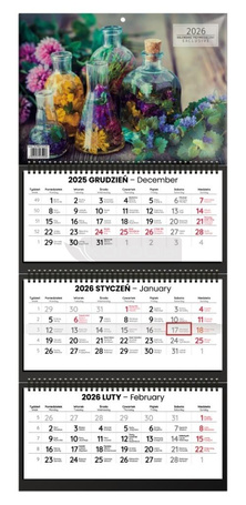 Kalendarz 2026 ścienny exclusive