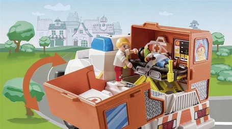 PLAYMOBIL Duck On Call 70916 Ambulans pogotowia ratunkowego