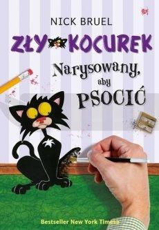 Zły Kocurek. Narysowany, aby psocić