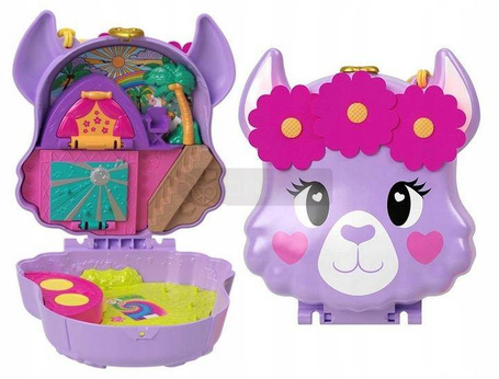 LALKA POLLY POCKET BIWAKOWA LAMA zestaw do zabawy HKV33