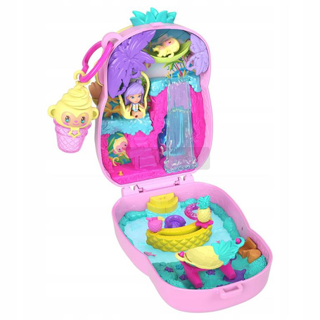 LALKA POLLY POCKET ANANASOWA MAŁPKA zestaw do zabawy dla dzieci +4 lata JKC49