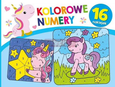 Kolorowe numery. Jednorożce