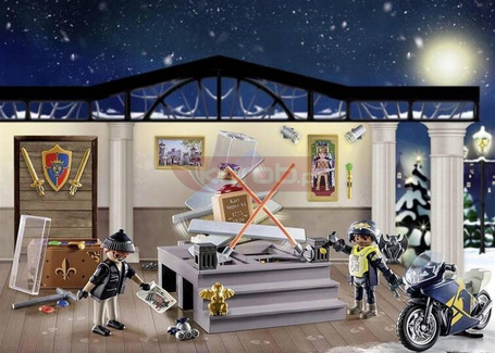 PLAYMOBIL 71347 KALENDARZ ADWENTOWY POLICJA Kradzież w muzeum