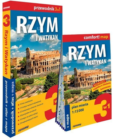 Comfort! map Rzym i Watykan 3w1