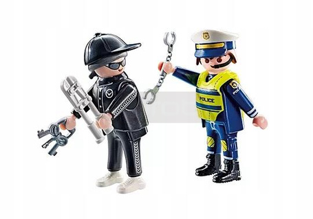 PLAYMOBIL Duopack 71804 Policjant i złodziej, dzieci +4 lata