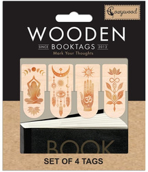 Zakładki drewniane do książki Joga